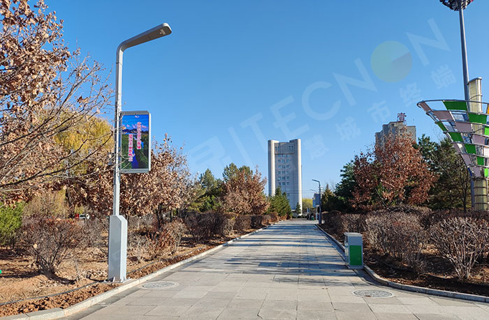 Smart light poles